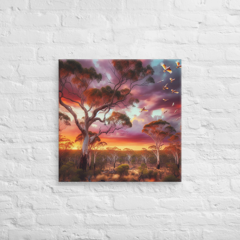 A Pink Sky | Canvas 24"x24" - Chalanni