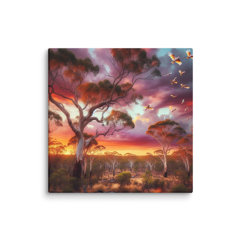 A Pink Sky | Canvas 24"x24" - Chalanni