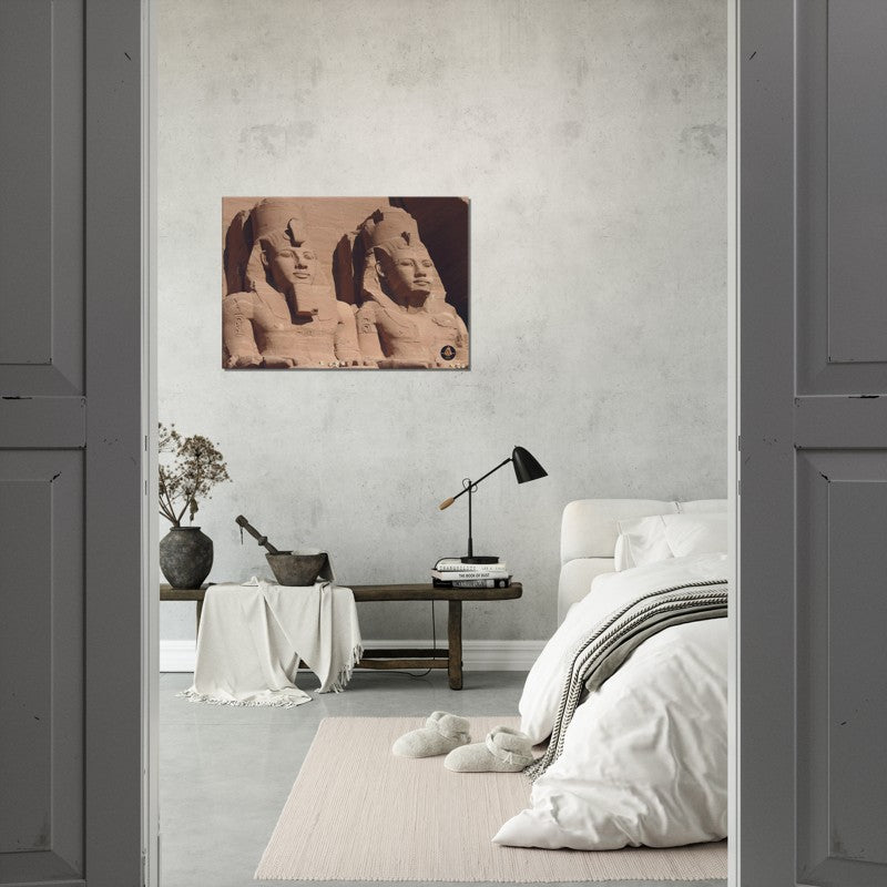 Pharoahs Gold Collection | Abu Simbel version 3 | Chalanni 70cmx100cm canvas