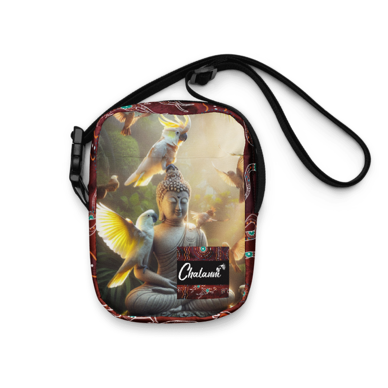 Chalani and Buddha Statue | Utility Cross Over Designer Bag - Chalanni
