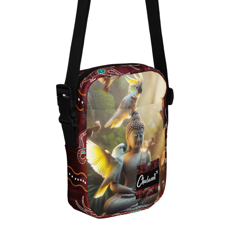 Chalani and Buddha Statue | Utility Cross Over Designer Bag - Chalanni