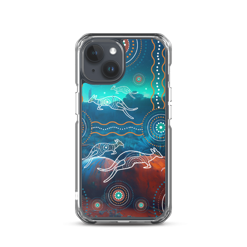 Chalanni Turquoise Design | Designer Iphone 15 Case - Chalanni
