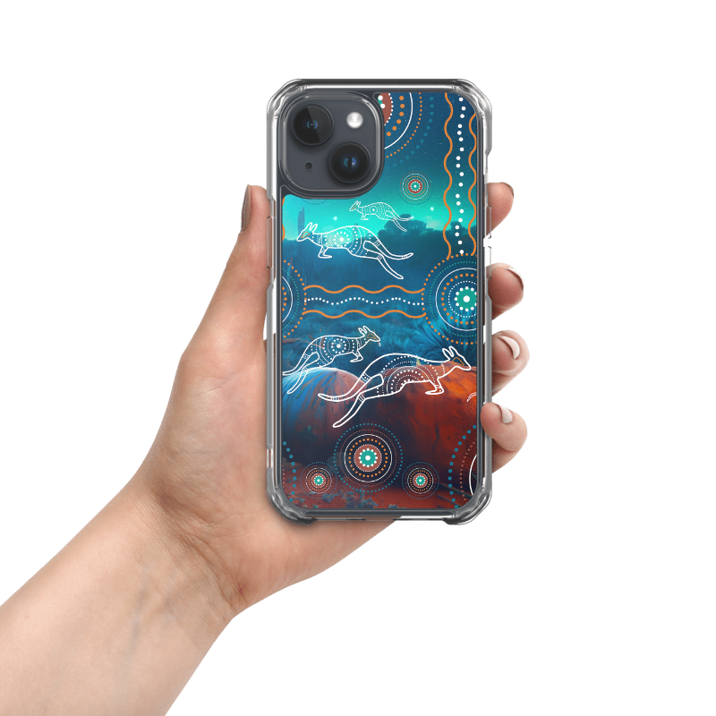Chalanni Turquoise Design | Designer Iphone 15 Case - Chalanni