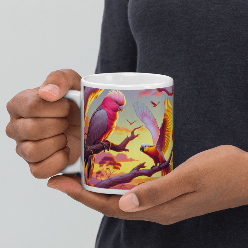 Chalanni and Galah sharing Sunrise - Chalanni