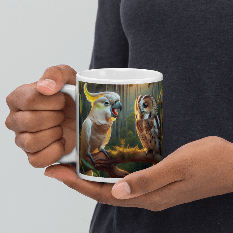 Chalanni and Ollie the wise owl - Chalanni