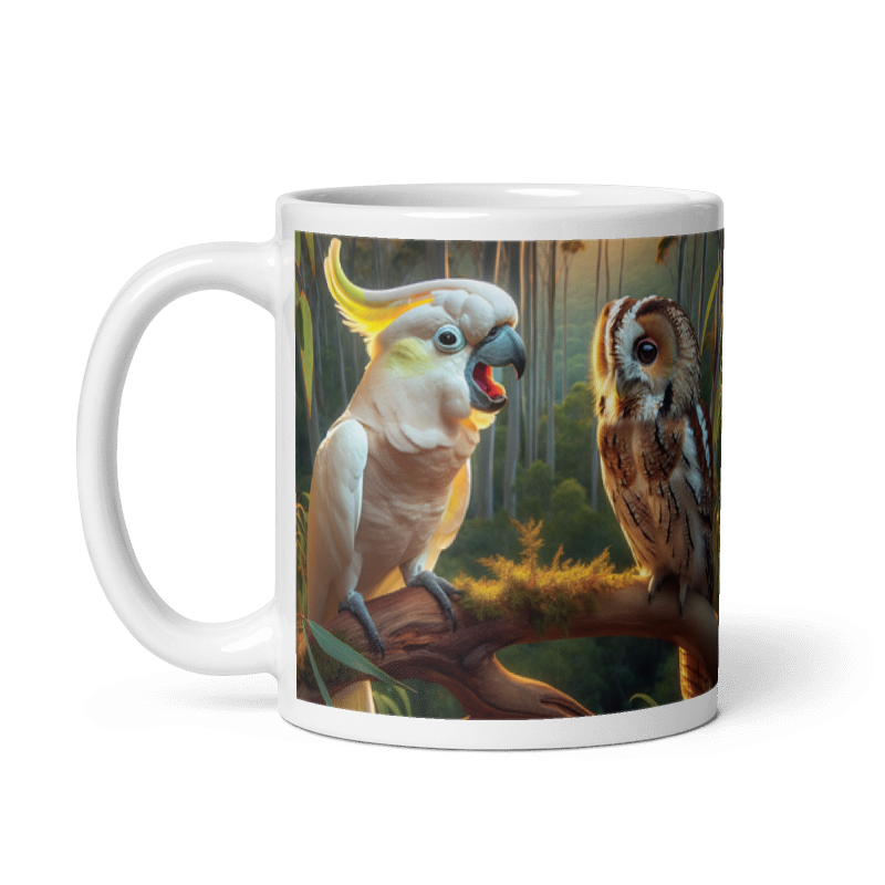 Chalanni and Ollie the wise owl - Chalanni