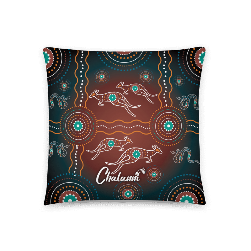 Cockatoo and Rainbow chatting | Designer Cushion Covers 18” x 18” - Chalanni