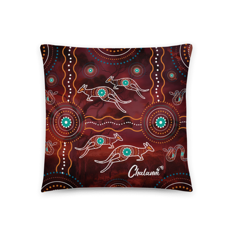 Galah and Chalanni | Designer 18”x18” Cushion Cover - Chalanni
