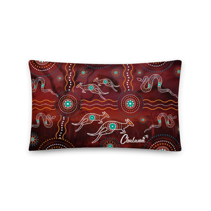 Galah and Chalanni | Designer 20x12” Cushion Cover Rectangular - Chalanni