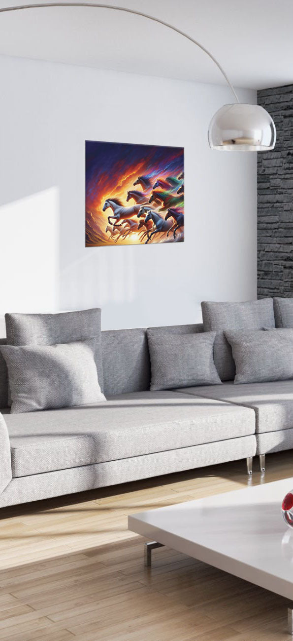 Horse Magic | 24" x 24" Canvas - Chalanni