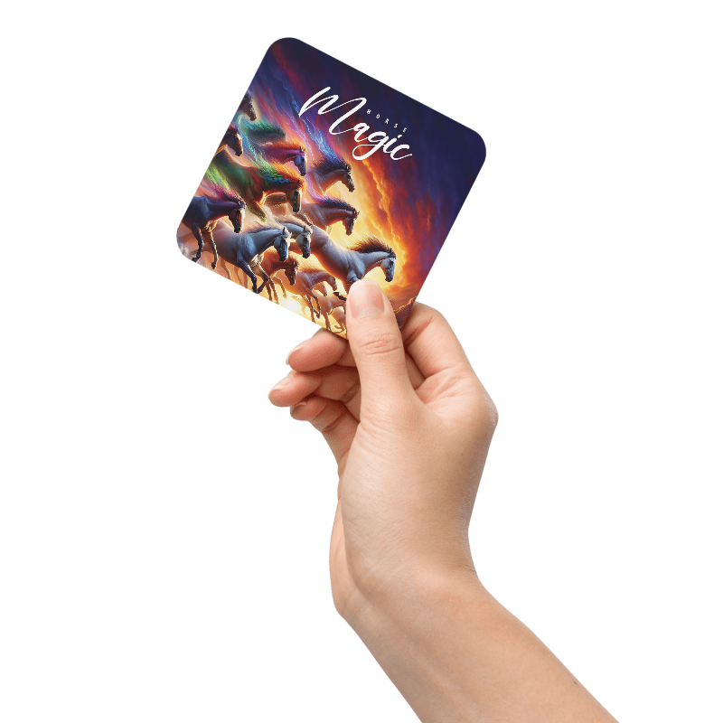 Horse Magic | Designer Drink Coasters - Chalanni