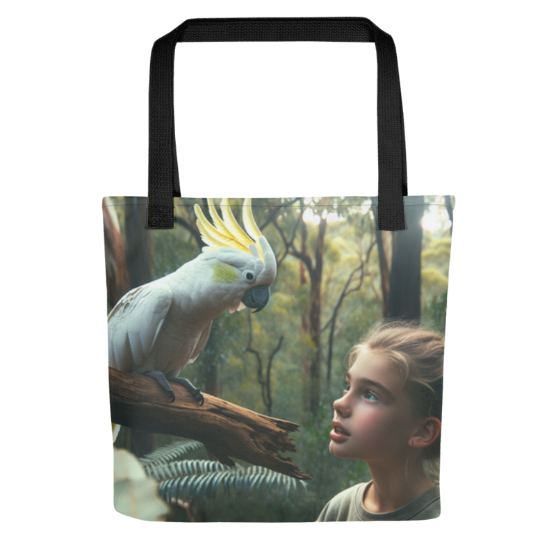 Imagine | Designer All-Over Print Tote Bag 15”x 15” - Chalanni