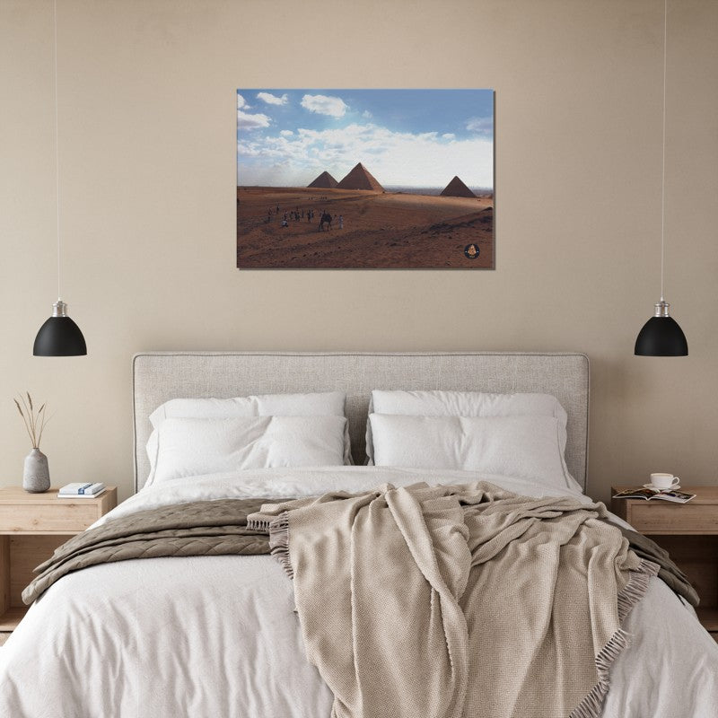 Pharoahs Gold Collection | Pyramids | Chalanni 70cmx100cm canvas