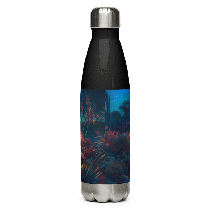 Stainless Steel Water Bottle | My Tribe | Black - Chalanni
