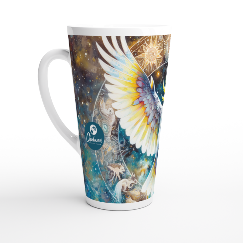 The Chalanni Dreamtime | 17 oz Ceramic Designer Latte Mug - Chalanni