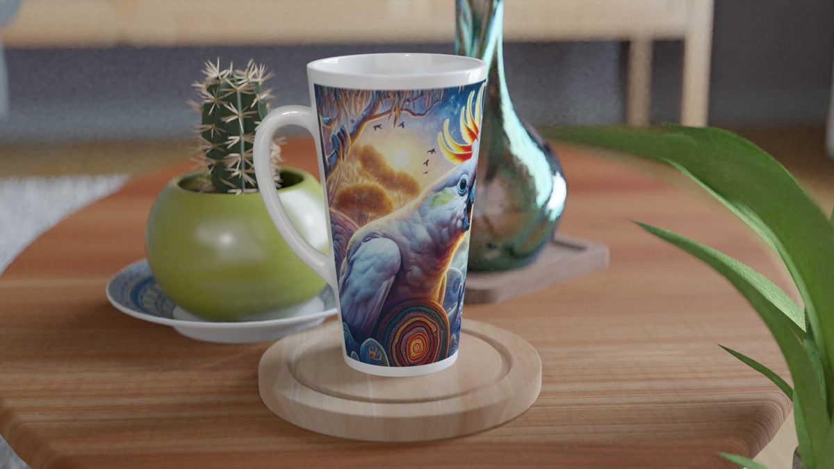 The Dreaming | 17 oz Ceramic Designer Latte Mug - Chalanni