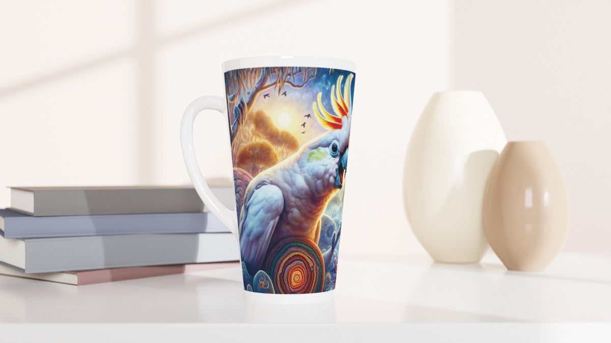 The Dreaming | 17 oz Ceramic Designer Latte Mug - Chalanni