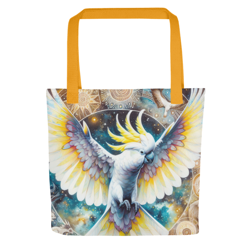 The Dreamtime Chalanni | Designer All-Over Print Tote Bag 15”x 15” - Chalanni