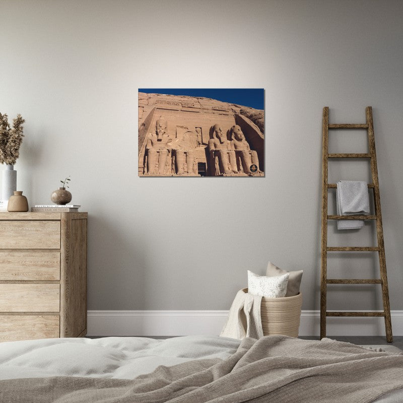 Pharoahs Gold Collection | Abu Simbel version 2 | Chalanni 70cmx100cm canvas