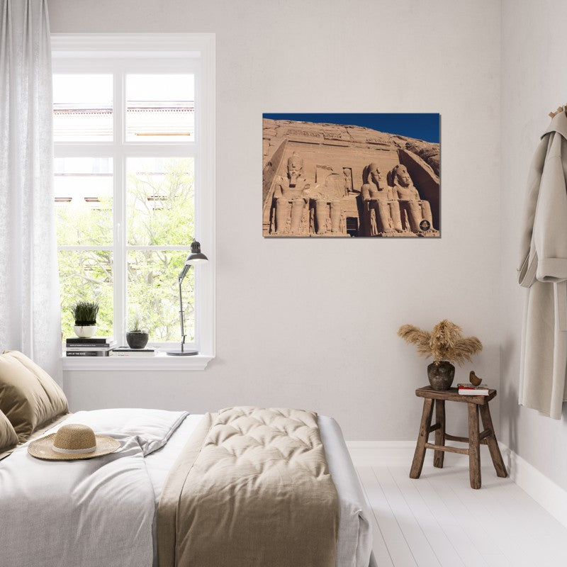 Pharoahs Gold Collection | Abu Simbel version 2 | Chalanni 70cmx100cm canvas