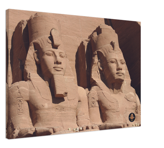 Pharoahs Gold Collection | Abu Simbel version 3 | Chalanni 70cmx100cm canvas