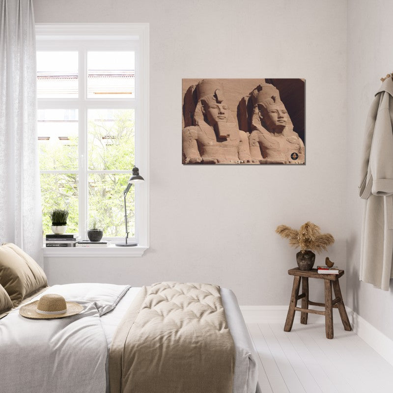 Pharoahs Gold Collection | Abu Simbel version 3 | Chalanni 70cmx100cm canvas