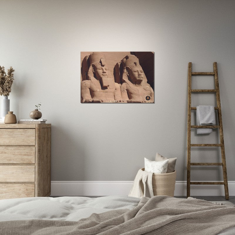 Pharoahs Gold Collection | Abu Simbel version 3 | Chalanni 70cmx100cm canvas