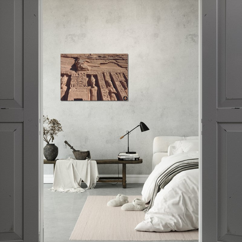 Pharoahs Gold Collection | Abu Simbel | Chalanni 70cmx100cm canvas