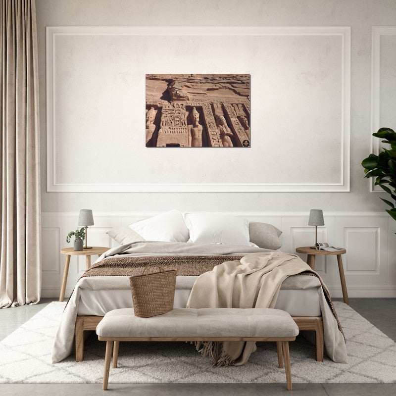 Pharoahs Gold Collection | Abu Simbel | Chalanni 70cmx100cm canvas