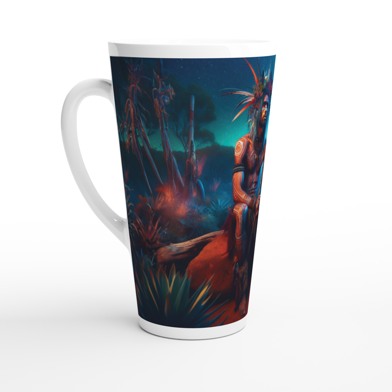 Chalanni My Tribe | 17 oz Ceramic Designer Latte Mug - Chalanni