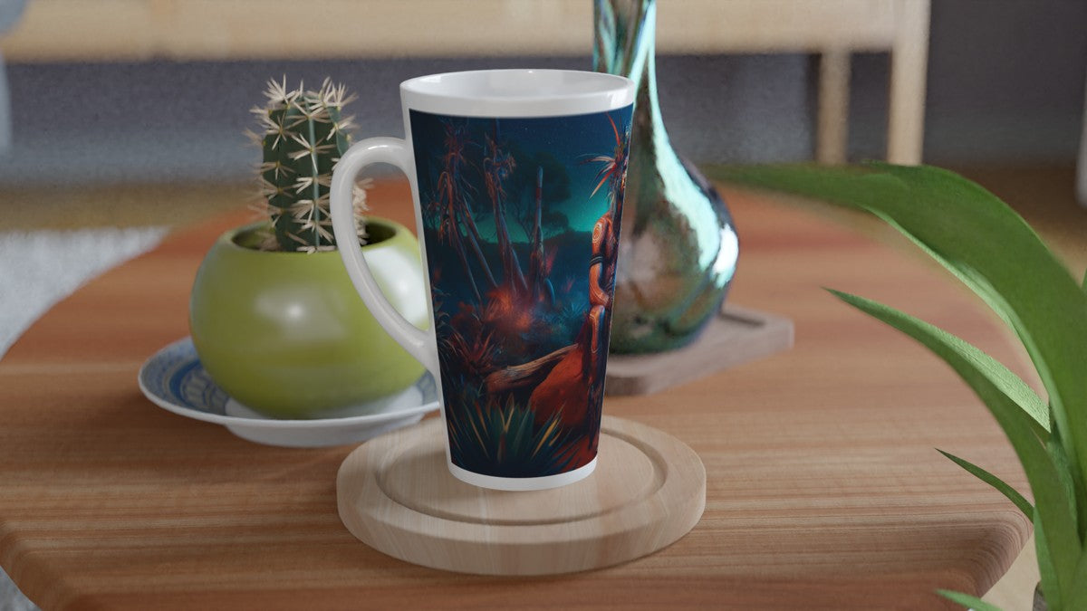 Chalanni My Tribe | 17 oz Ceramic Designer Latte Mug - Chalanni