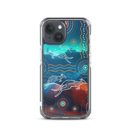 Chalanni Turquoise Design | Designer Iphone 15 Case - Chalanni
