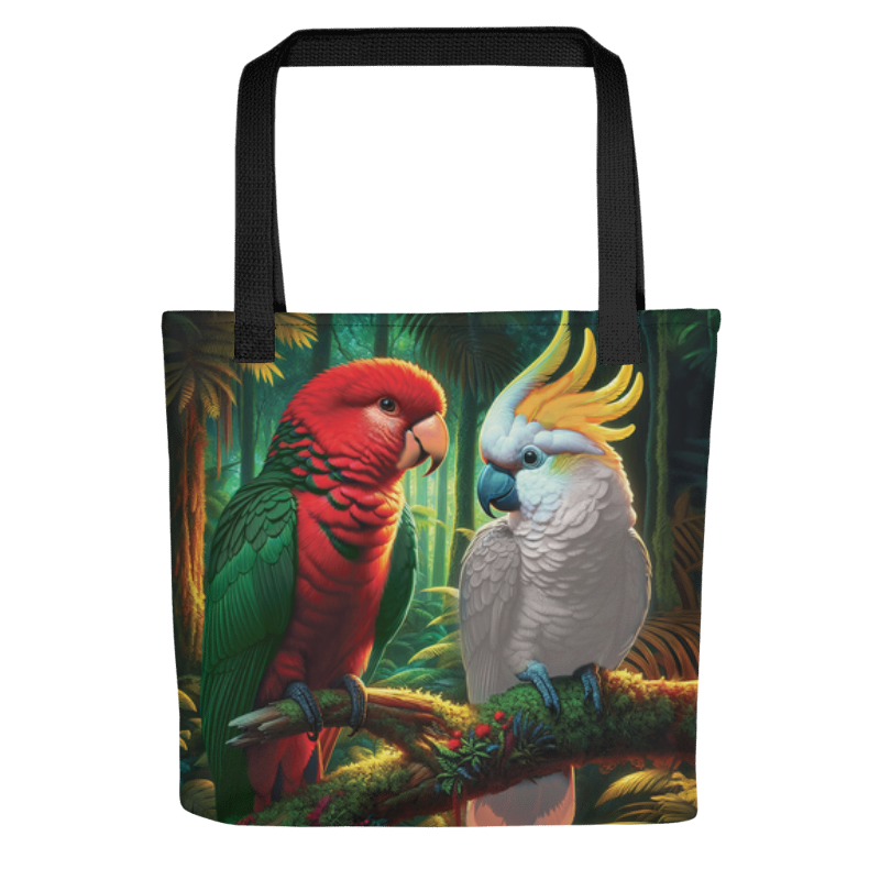 Chalanni and Winston | Designer All-Over Print Tote Bag 15”x 15” - Chalanni