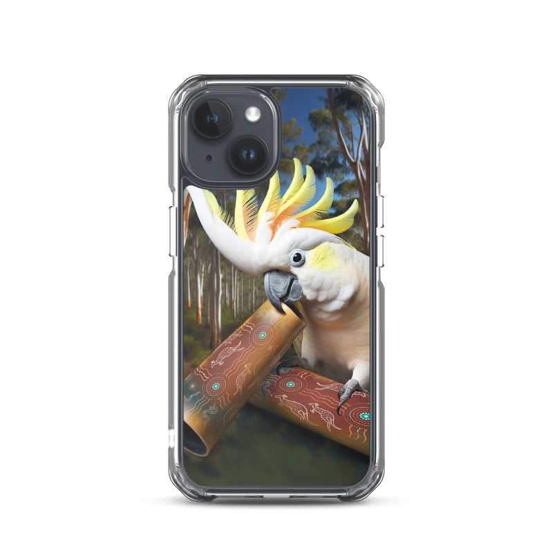 Chalanni playing Didgeridoo | Designer iPhone 15 Case - Chalanni