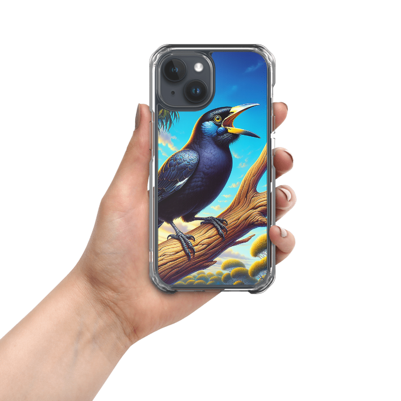 Currie Currawong | Designer Iphone 15 Case - Chalanni