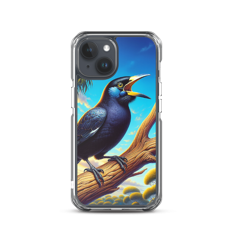 Currie Currawong | Designer Iphone 15 Case - Chalanni
