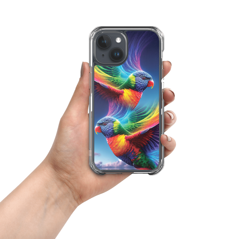Double Rainbow | Designer Iphone 15 Case - Chalanni