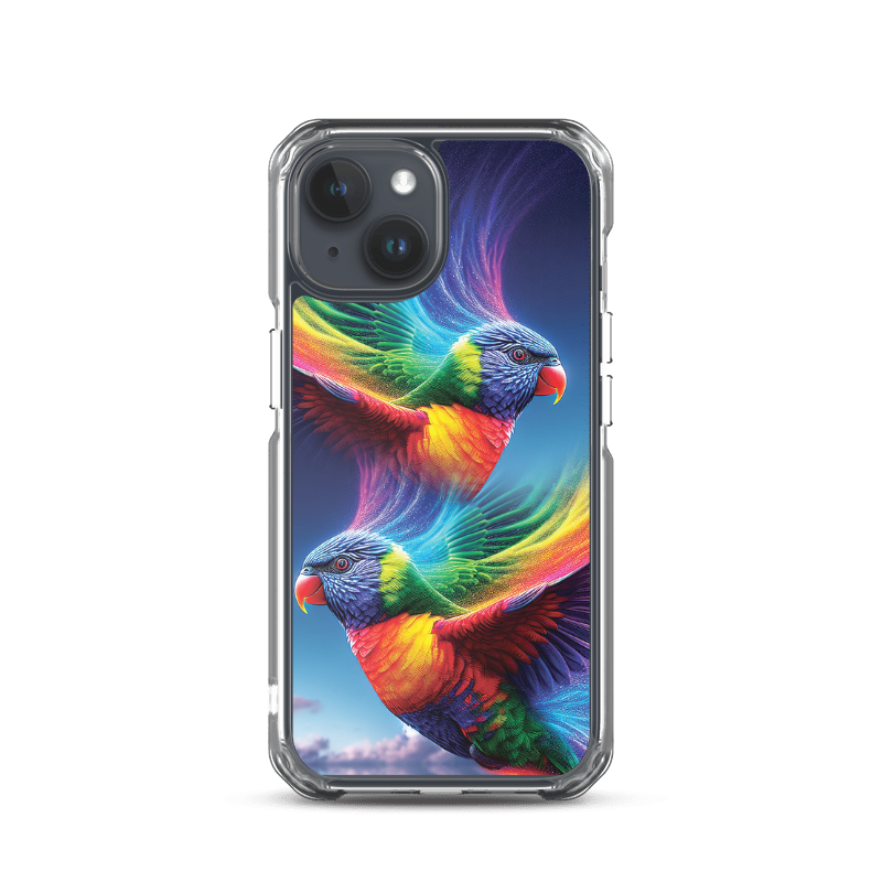Double Rainbow | Designer Iphone 15 Case - Chalanni