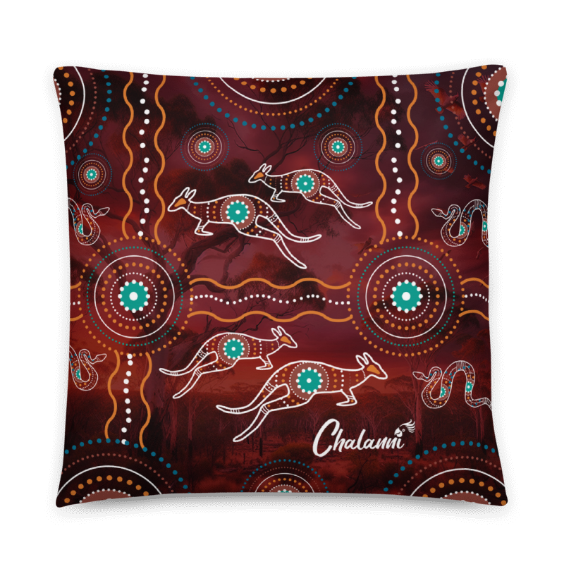 Galah and Chalanni | Designer 22"x22" Cushion Cover - Chalanni