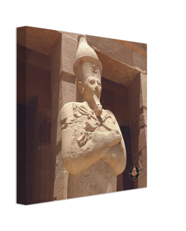 Pharaoh's Gold Collection | Hatshepsut 1  | 30 cm x 30 cm Egyptian Wall Canvas - Chalanni