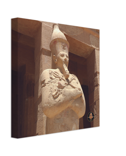 Pharaoh's Gold Collection | Hatshepsut 1  | 30 cm x 30 cm Egyptian Wall Canvas - Chalanni