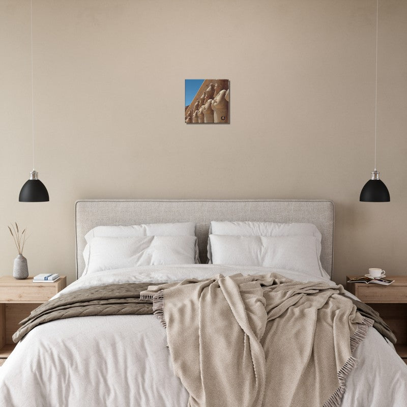 Pharaoh's Gold Collection | Hatshepsut 2 | 30 cm x 30 cm Egyptian Wall Canvas - Chalanni
