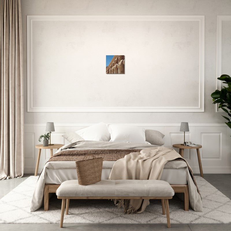 Pharaoh's Gold Collection | Hatshepsut 2 | 30 cm x 30 cm Egyptian Wall Canvas - Chalanni
