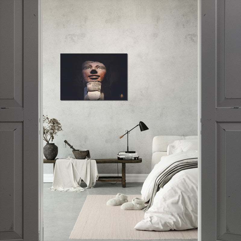 Pharoahs Gold Collection | Hatshepsut Statue | Chalanni 70cmx100cm canvas