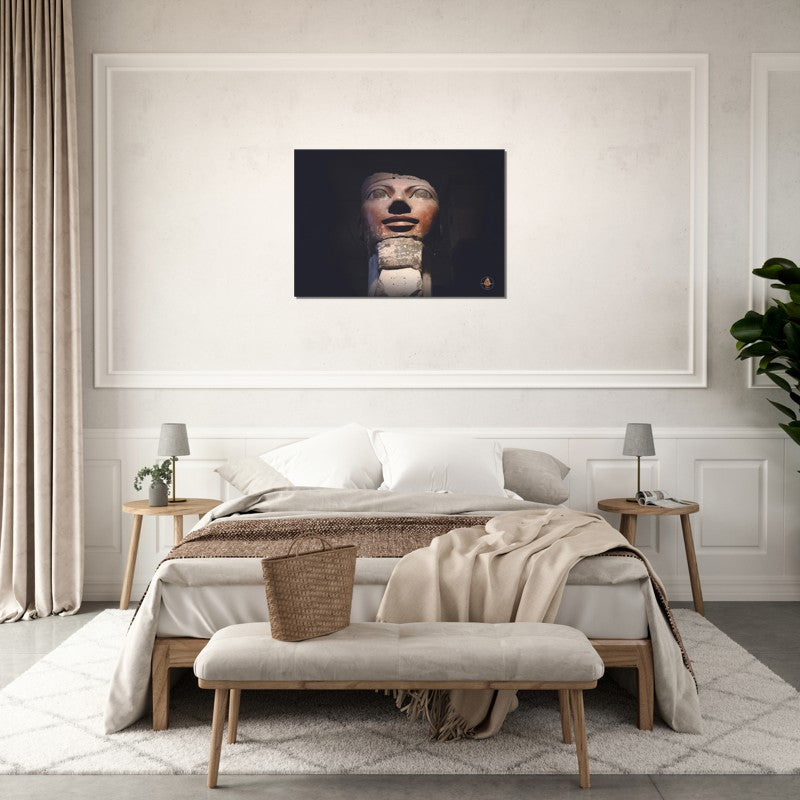 Pharoahs Gold Collection | Hatshepsut Statue | Chalanni 70cmx100cm canvas