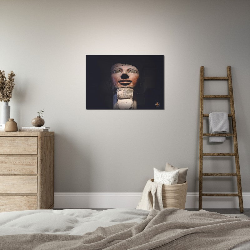 Pharoahs Gold Collection | Hatshepsut Statue | Chalanni 70cmx100cm canvas