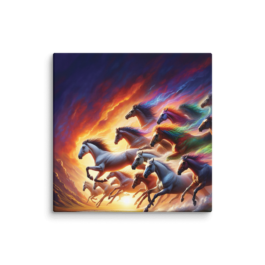 Horse Magic | 24" x 24" Canvas - Chalanni