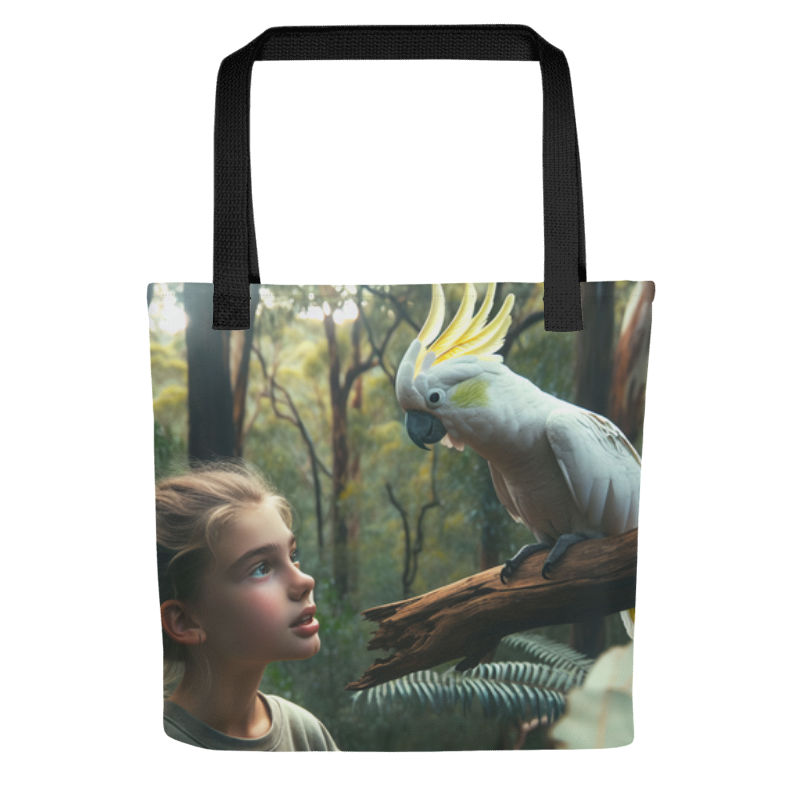 Imagine | Designer All-Over Print Tote Bag 15”x 15” - Chalanni