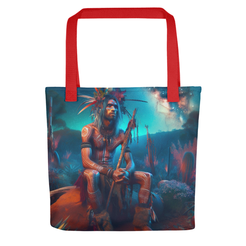 My Tribe | Designer All-Over Print Tote Bag 15”x 15” - Chalanni