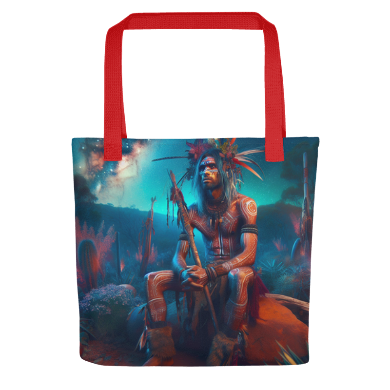 My Tribe | Designer All-Over Print Tote Bag 15”x 15” - Chalanni